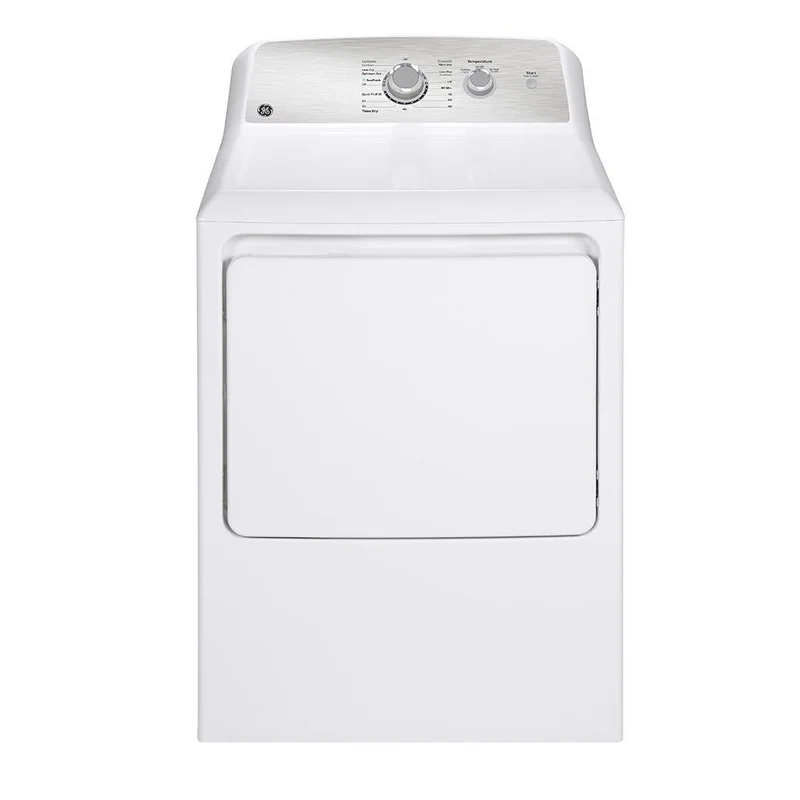 GE - 6.2 cu. Ft Electric Dryer in White - GTX33EBMRWS White