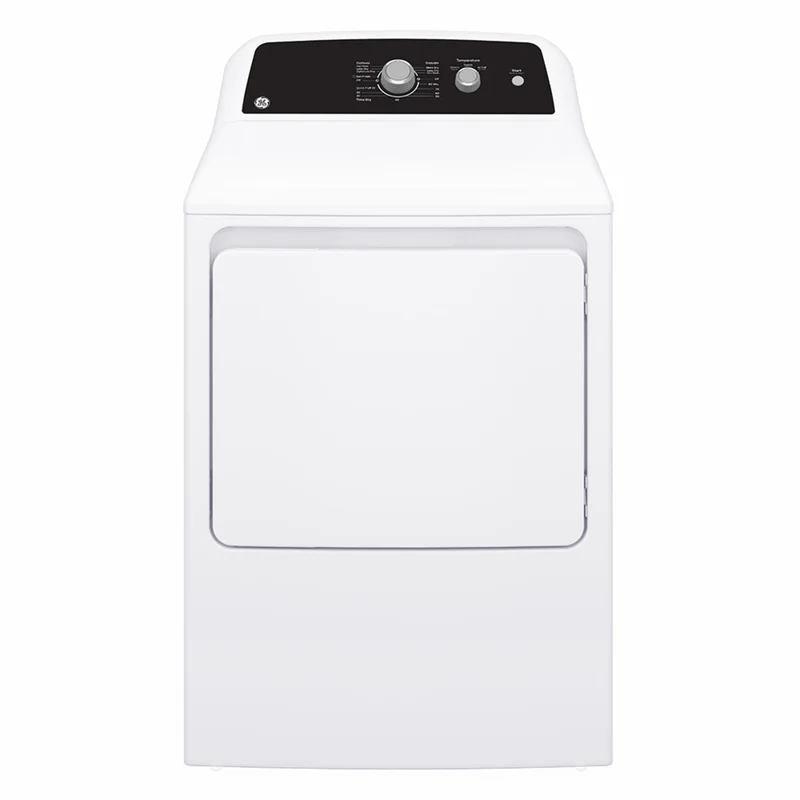 GE - 6.2 cu. Ft Vented Electric Dryer in White - GTX34EBMRWS White