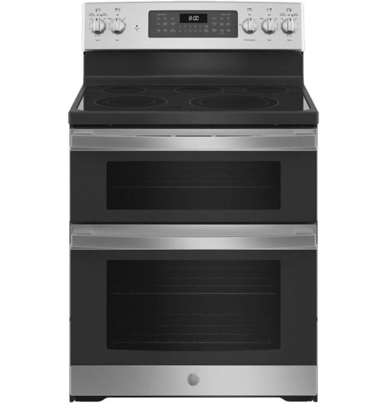 GE - 6.6 cu. ft Electric Range in Stainless - JBS86SPSS Stainless