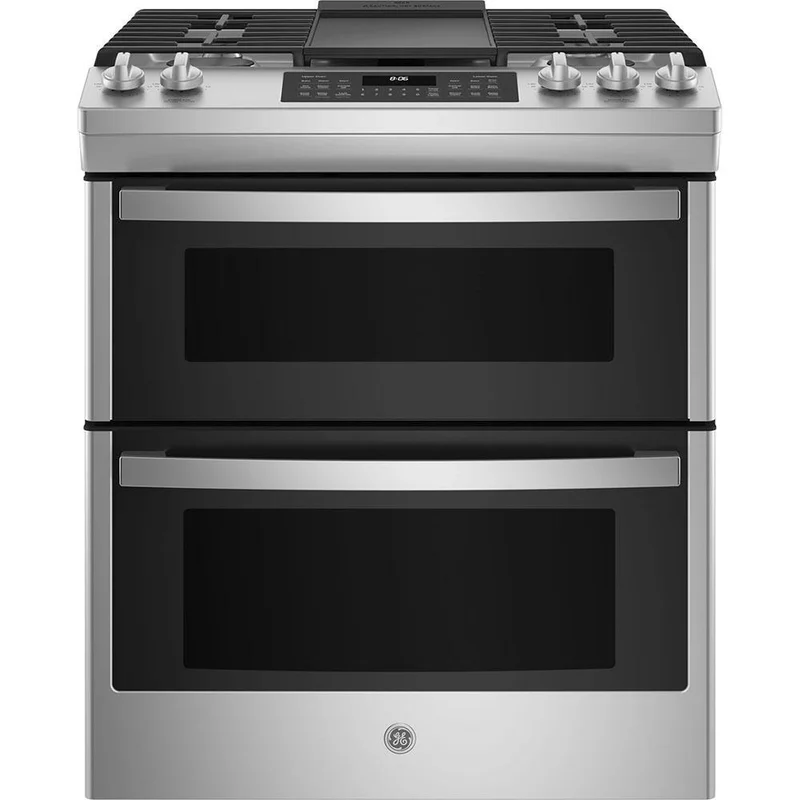 GE - 6.7 cu. ft Gas Range in Stainless - JCGSS86SPSS Stainless