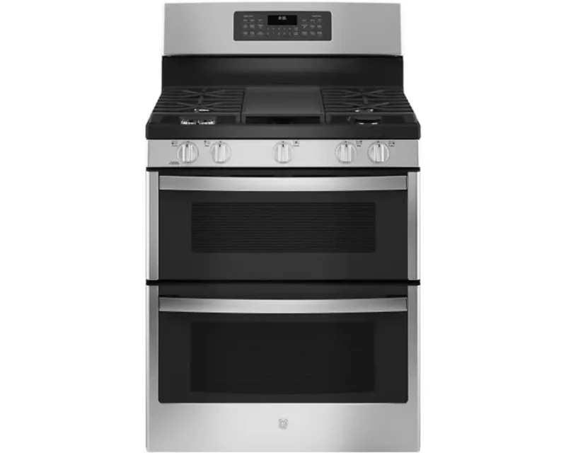 GE - 6.8 cu. ft Gas Range in Stainless - JCGBS86SPSS Stainless