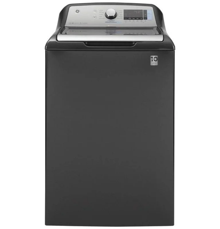 GE - 6 cu. Ft Top Load Washer in Grey - GTW840CPNDG Grey