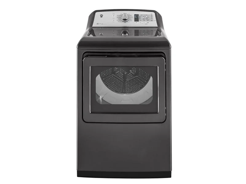 GE - 7.4 cu. Ft Electric Dryer in Grey - GTD75ECMLDG Grey
