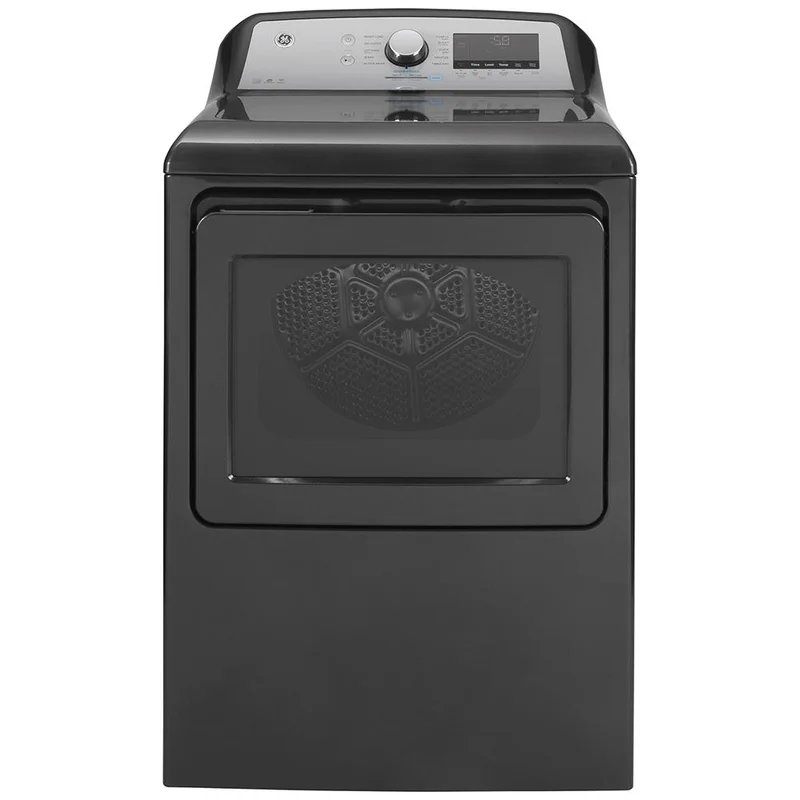 GE - 7.4 cu. Ft Gas Dryer in Grey - GTD84GCMNDG Grey