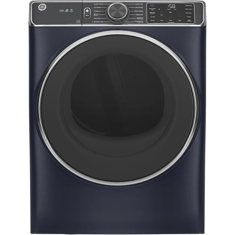 GE - 7.8 cu. Ft Electric Dryer in Blue - GFD85ESMNRS Blue