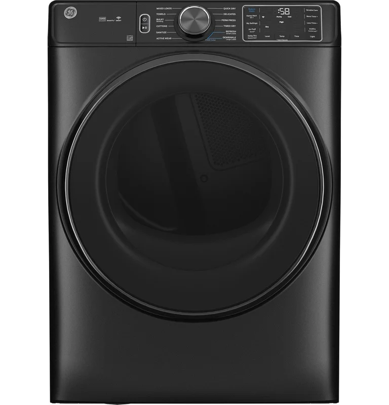 GE - 7.8 cu. Ft Electric Dryer in Graphite - GFD65ESMVDS Graphite