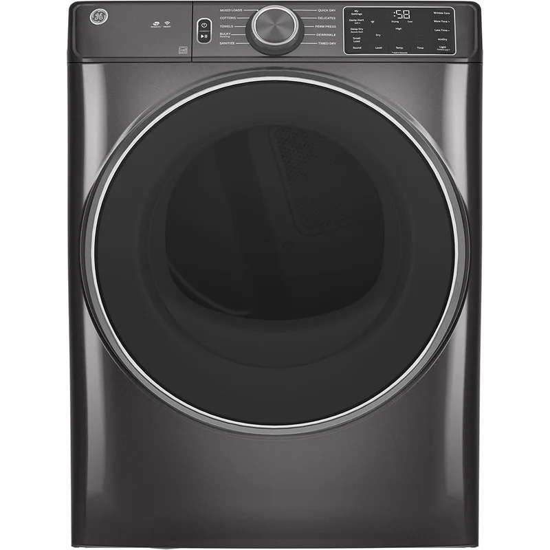 GE - 7.8 cu. Ft Electric Dryer in Grey - GFD55ESMNDG Grey