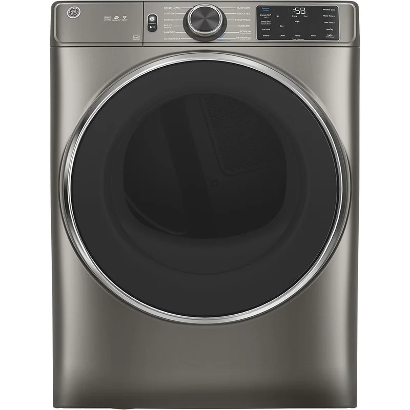 GE - 7.8 cu. Ft Electric Dryer in Grey - GFD65ESMNSN Grey
