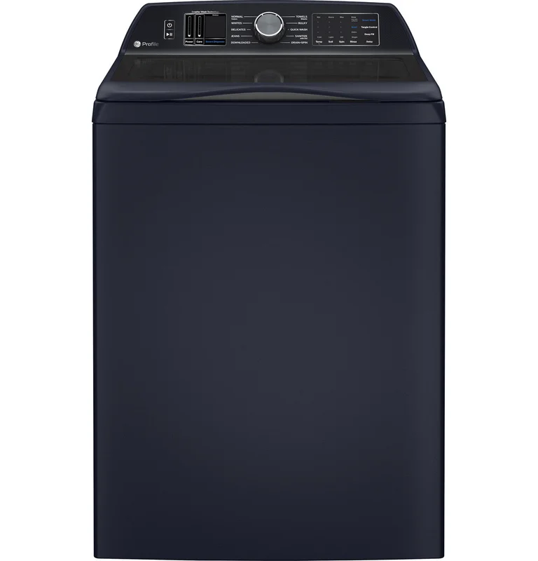 GE Pro - 5.4 cu. Ft Top Load Washer in Sapphire Blue - PTW800BPWRS Sapphire Blue