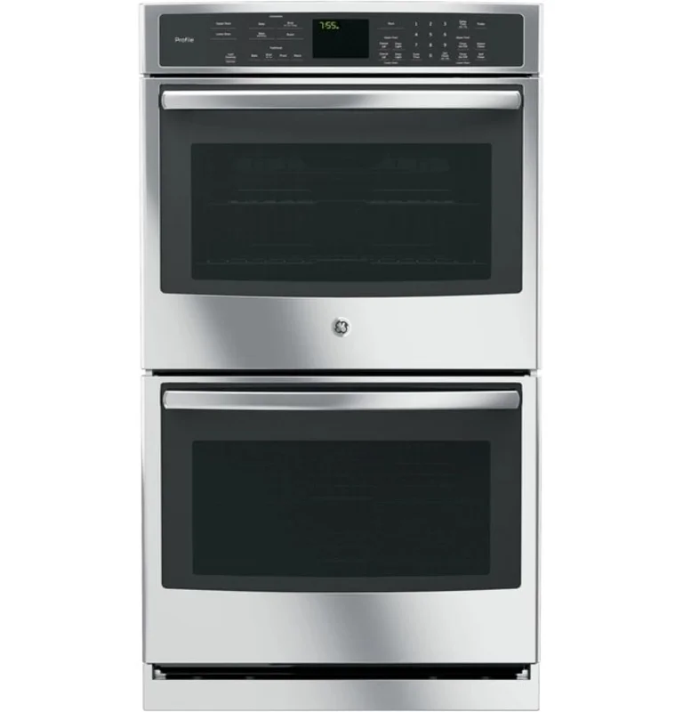 GE Profile - 10 cu. ft Double Wall Oven in Stainless - PT7550SFSS Stainless