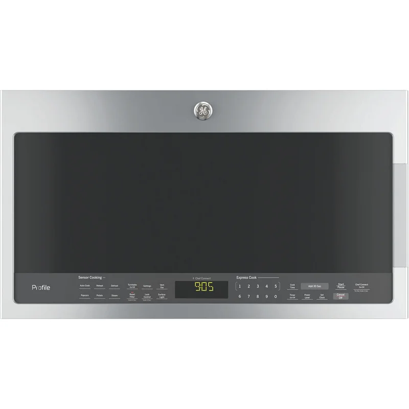 GE Profile - 2.1 cu. Ft Over the range Microwave in Stainless - PVM2188BTMSC Stainless