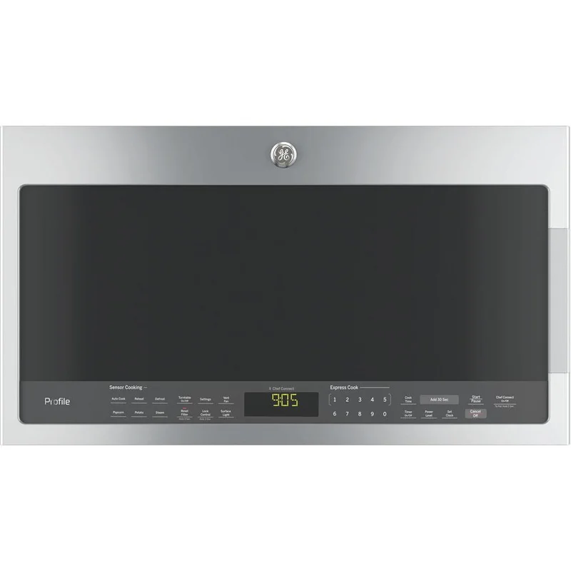 GE Profile - 2.1 cu. Ft Over the range Microwave in Stainless - PVM2188SJC Stainless