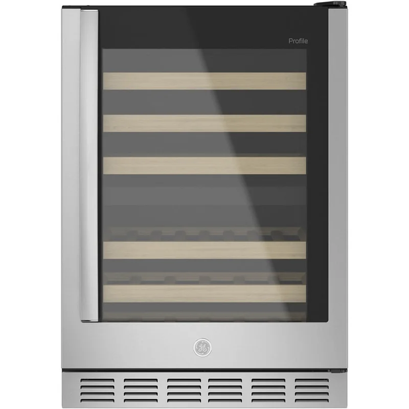GE Profile - 23.5 Inch 4.8 cu. ft Wine Fridge Refrigerator in Stainless - PWS06DSPSS Stainless