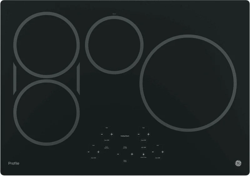 GE Profile - 29.75 inch wide Induction Cooktop in Black - PHP9030DJBB None