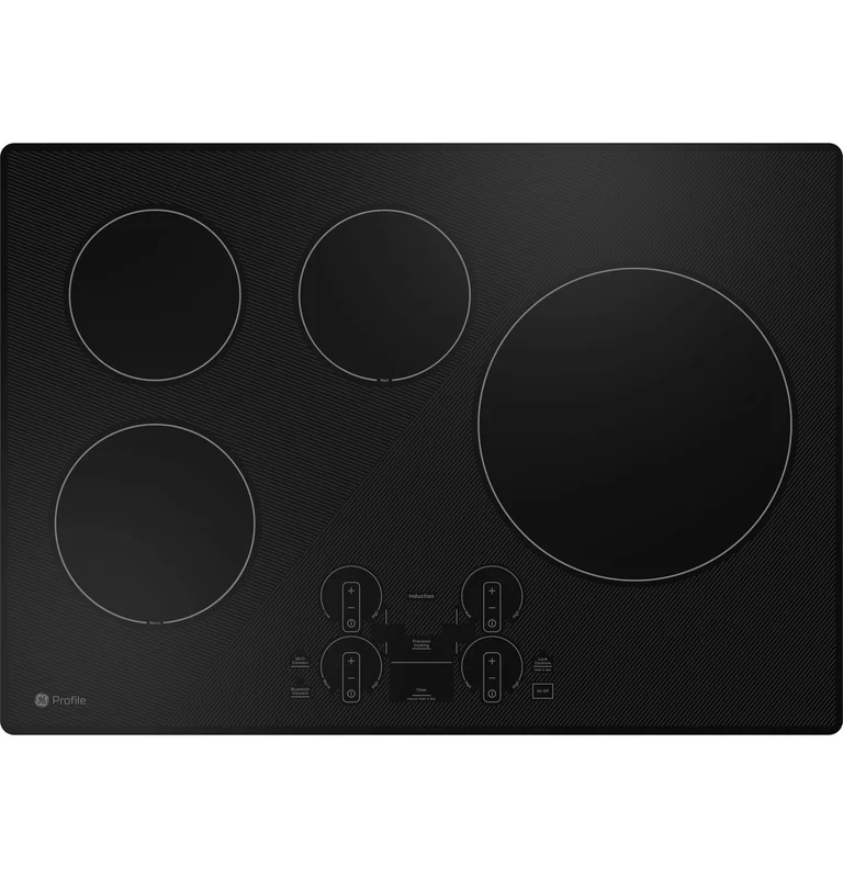 GE Profile - 29.8 Inch Induction Cooktop in Black - PHP7030DTBB Black