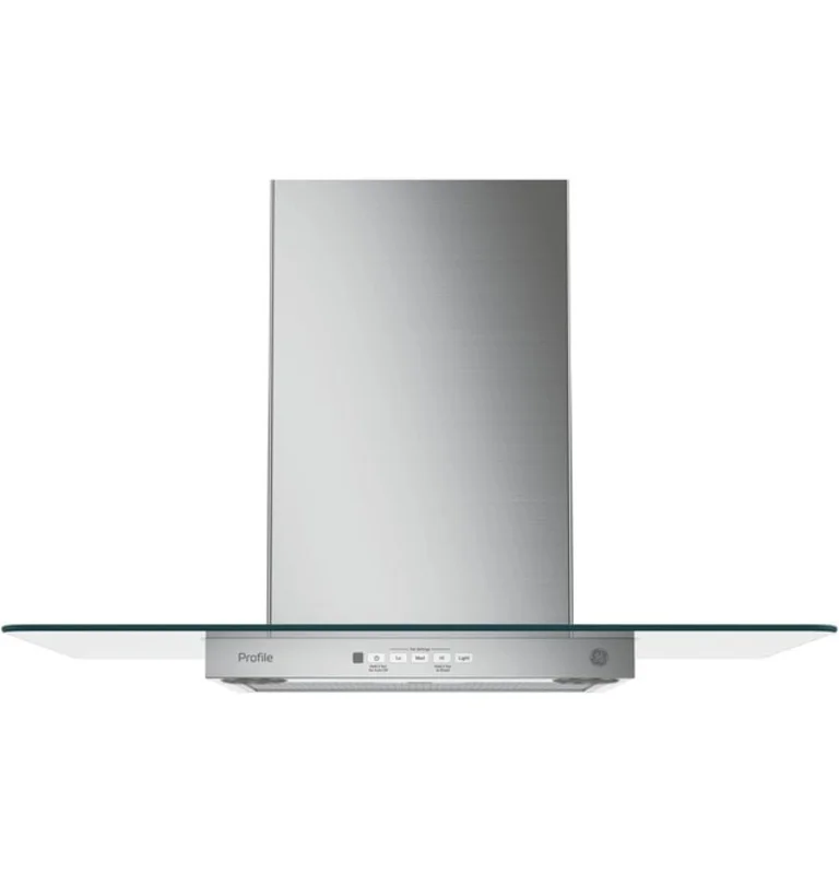 GE Profile - 30 Inch 350 CFM Wall Mount and Chimney Range Vent in Stainless - PVW7301SJSSC Stainless