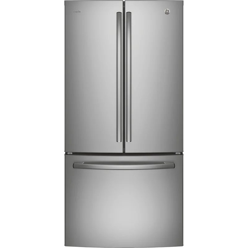 GE Profile - 32.75 Inch 24.8 cu. ft French Door Refrigerator in Stainless - PNE25NYRKFS Stainless