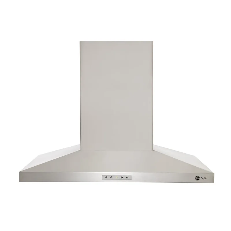 GE Profile - 33.07 Inch 600 CFM Wall Mount and Chimney Range Vent in Stainless - PVWT930SSV Stainless