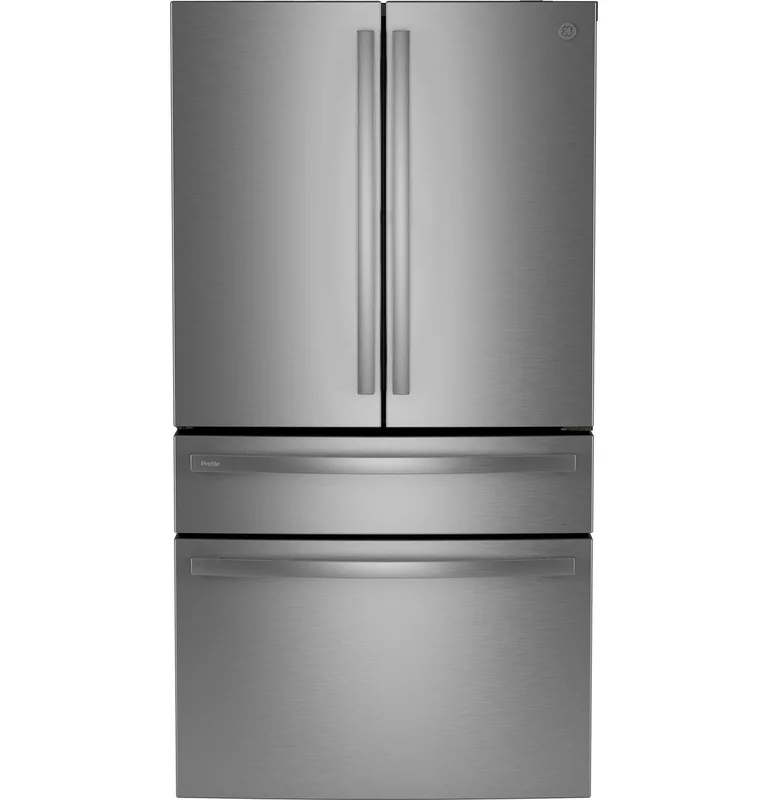 GE Profile - 36 Inch 16.51 cu. ft French Door Refrigerator in Stainless - PGE29BYTFS Stainless