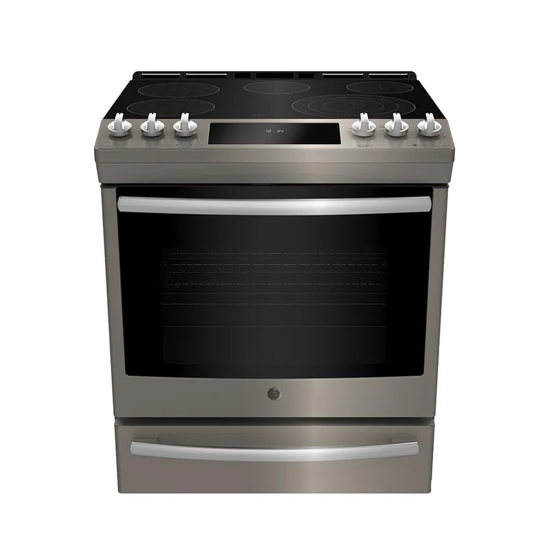 GE Profile - 5.3 cu. ft Electric Range in Grey - PCS940EMES Grey
