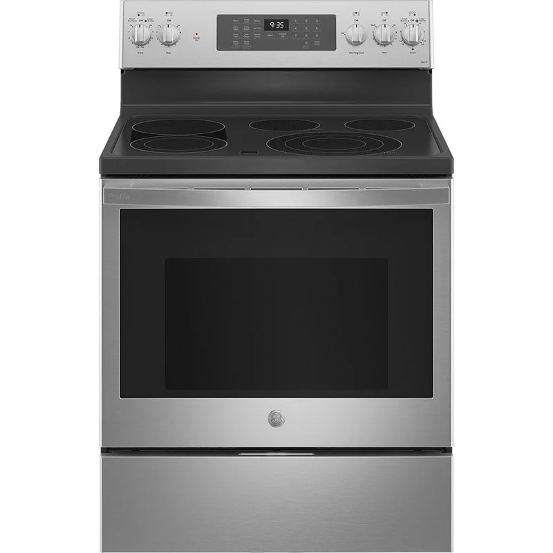 GE Profile - 5.3 cu. ft  Electric Range in Stainless - PB935YPFS Stainless