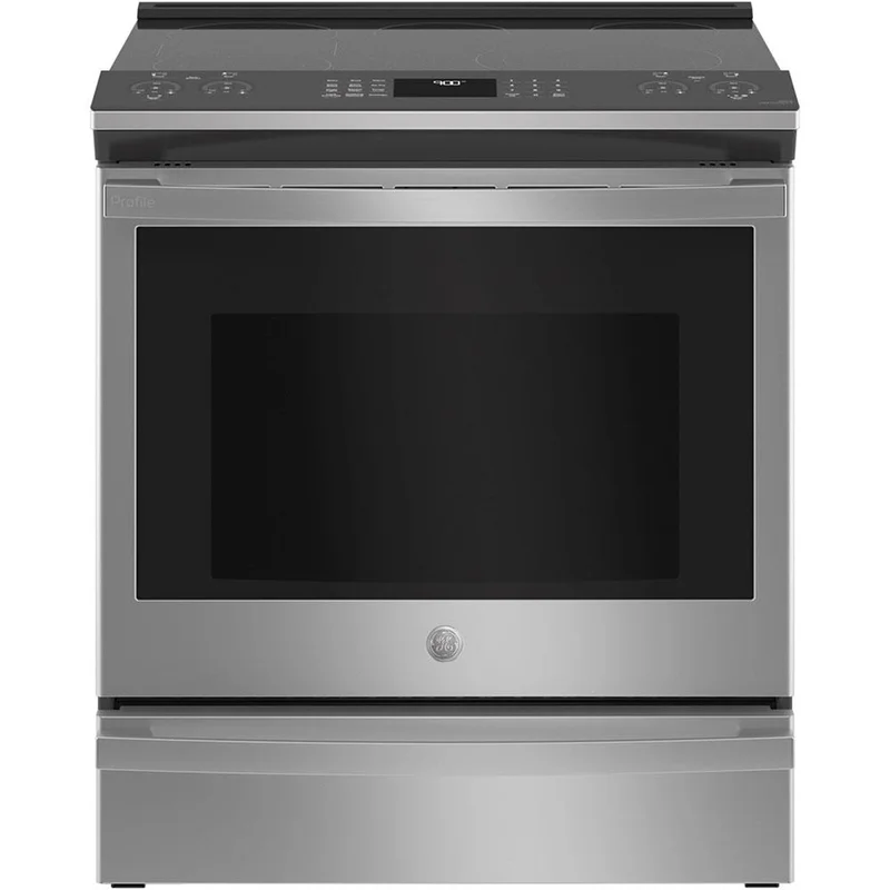 GE Profile - 5.3 cu. ft  Electric Range in Stainless - PSS93YPFS Stainless