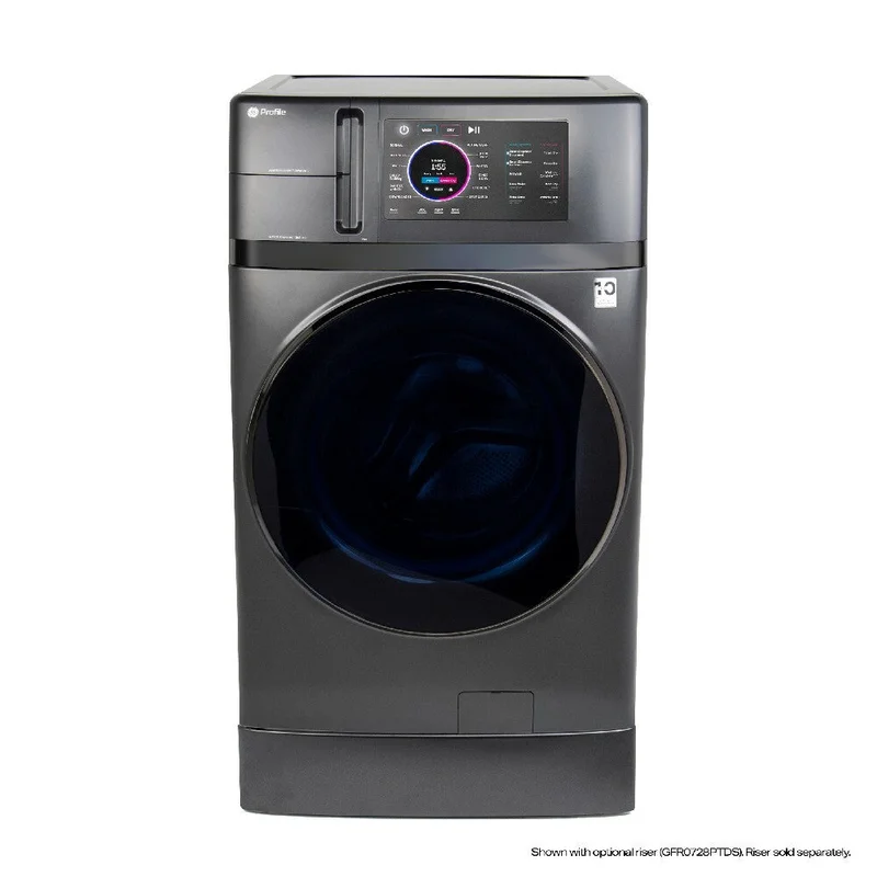 GE Profile - 5.5 cu. Ft Combo All-In-One Washer And Dryer in Grey - PFQ97HSPVDS Grey
