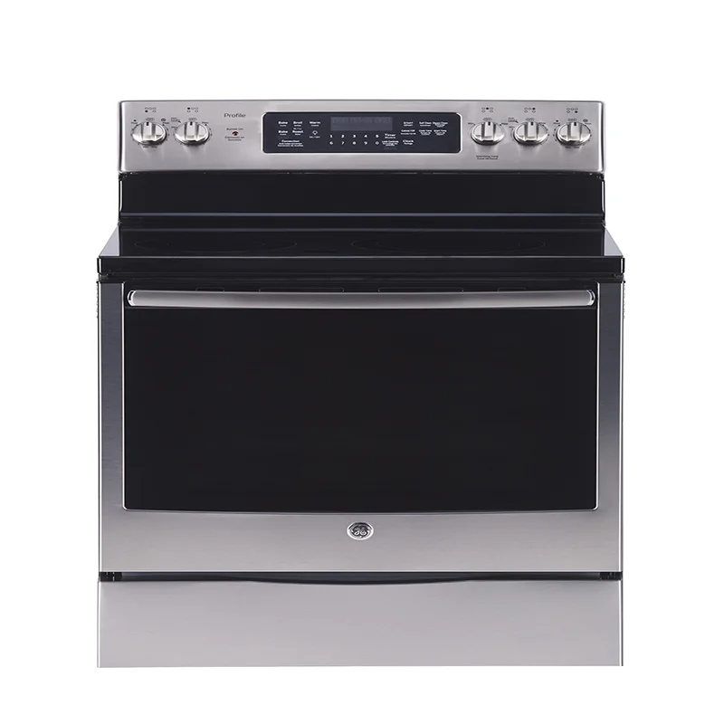 GE Profile - 6.2 cu. ft  Electric Range in Stainless - PCB905YPFS Stainless