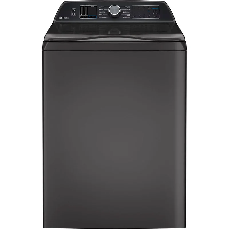 GE Profile - 6.2 cu. Ft Top Load Washer in Grey - PTW700BPTDG Grey