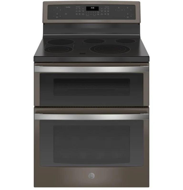 GE Profile - 6.6 cu. ft  Electric Range in Grey - PB960EJES Grey