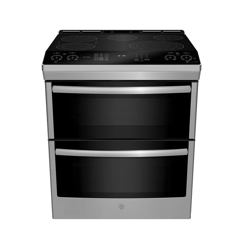 GE Profile - 6.7 cu. ft  Electric Range in Stainless - PCS980YMFS Stainless