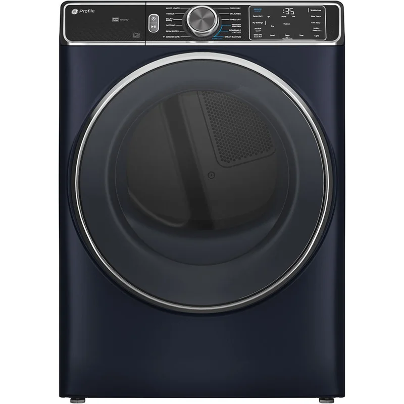 GE Profile - 7.8 cu. Ft Electric Dryer in Sapphire Blue - PFD87ESMVRS Sapphire Blue