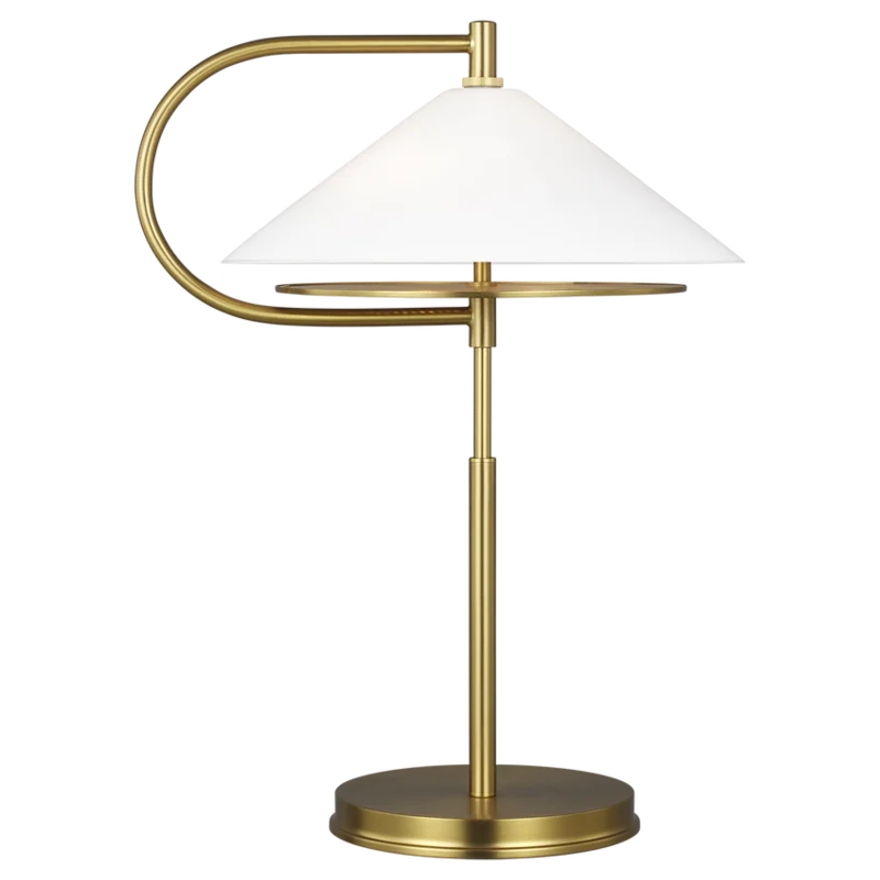 Gesture Table Lamp, Burnished brass