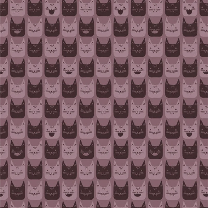 GHOSTLY & HAUNTED: Midnight Meows (1/4 Yard)