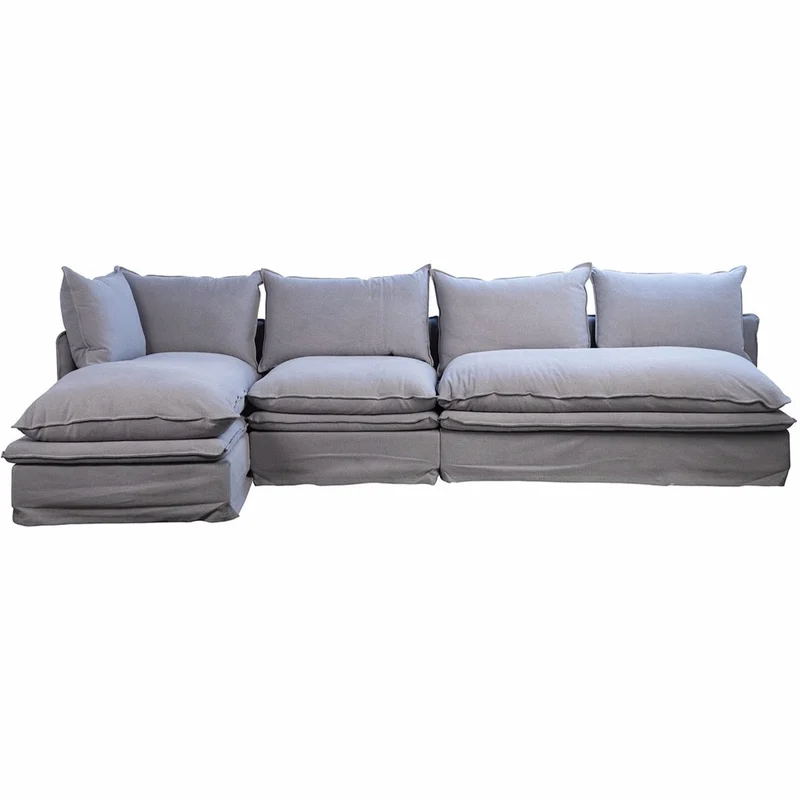Gisborne L-Shape Sofa W/Left Chaise & Performance Fabric