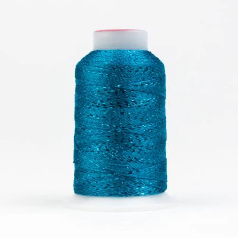 GLAMORE: 12wt Rayon Metallic 300yds-Blue Danube 3132