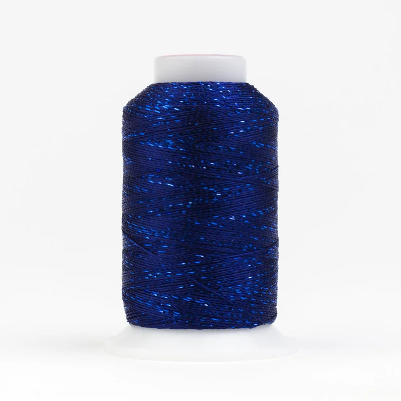 GLAMORE: 12wt Rayon Metallic 300yds-Dark Blue 50