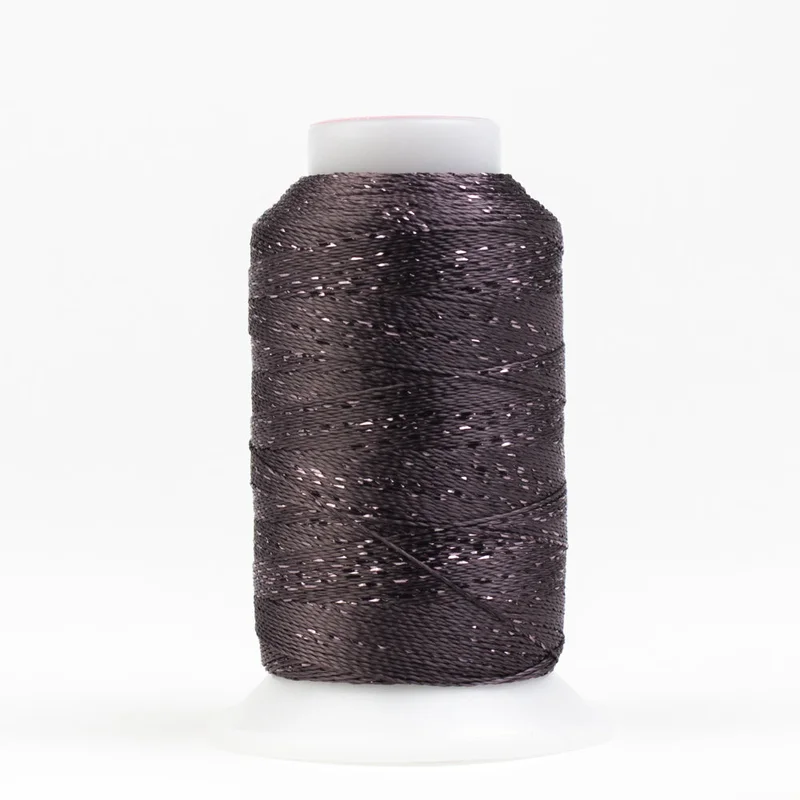 GLAMORE: 12wt Rayon Metallic 300yds-French Roast 7134