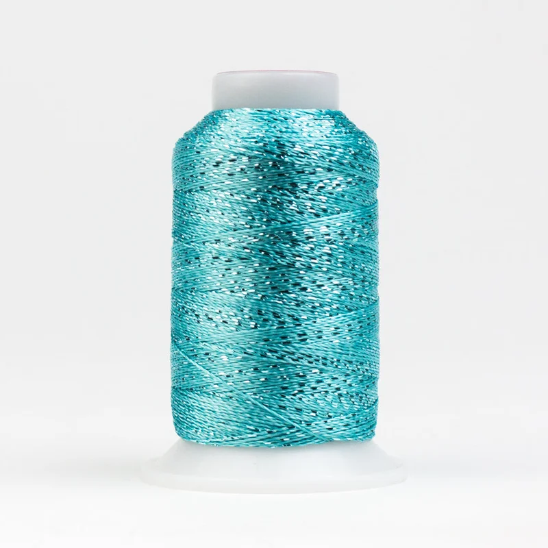 GLAMORE: 12wt Rayon Metallic 300yds-Lagoon 3130