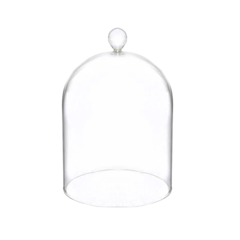 Glass Cloche, 5.25" Dia x 5.75"H