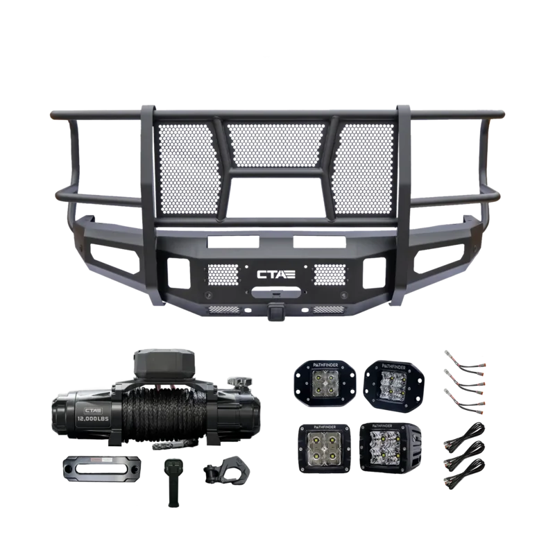 GMC 2500/3500 (2024+) Full Guard Front Bumper - Bundle