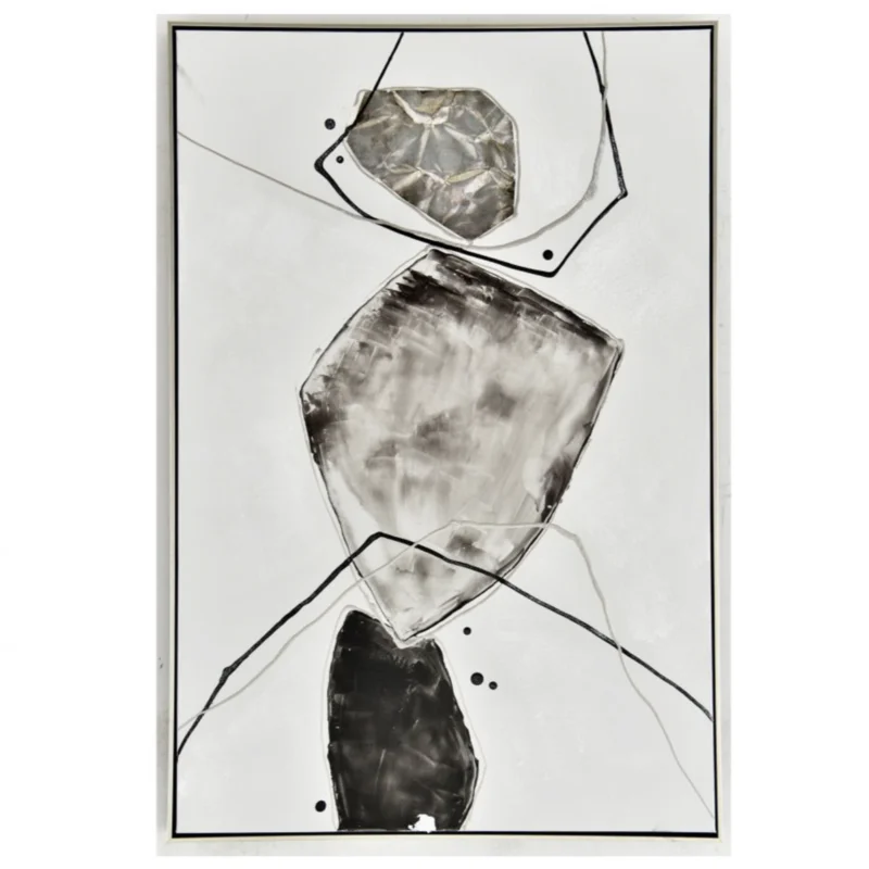 Gold Stone Abstract II, 31.5"W x 1"D x 47"H
