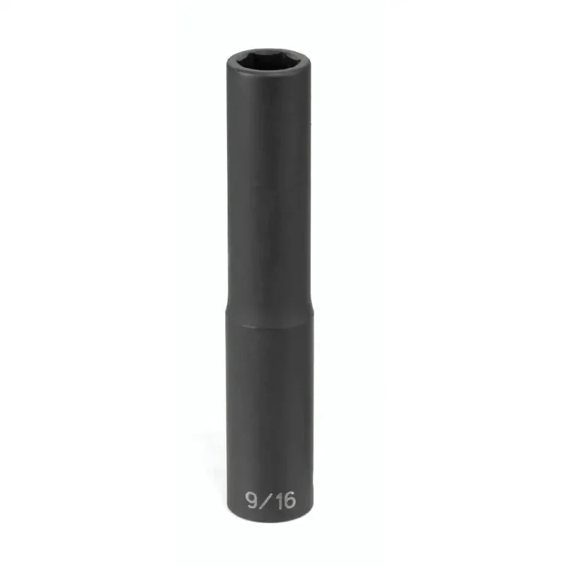 GP 1/2" Drive Extra Deep Metric Impact Socket, 6-Point (Ea.)
