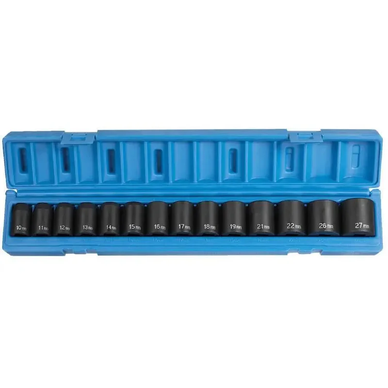 GP 1/2 in Drive Standard Metric Socket Set (14 Piece)