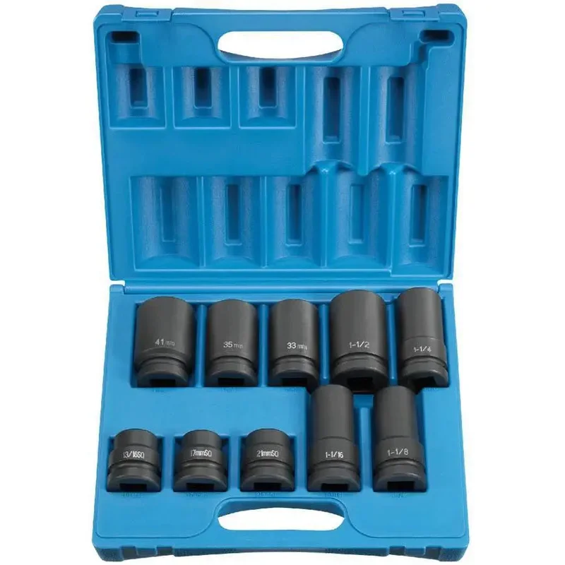 GP 10 Piece 1 in Sq Drive Truck Wheel Impact Socket