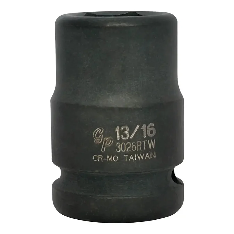 GP 3/4" Drive Thin-Wall Impact Socket, 13/16" (6 Pnt, SAE) - 3026RTW