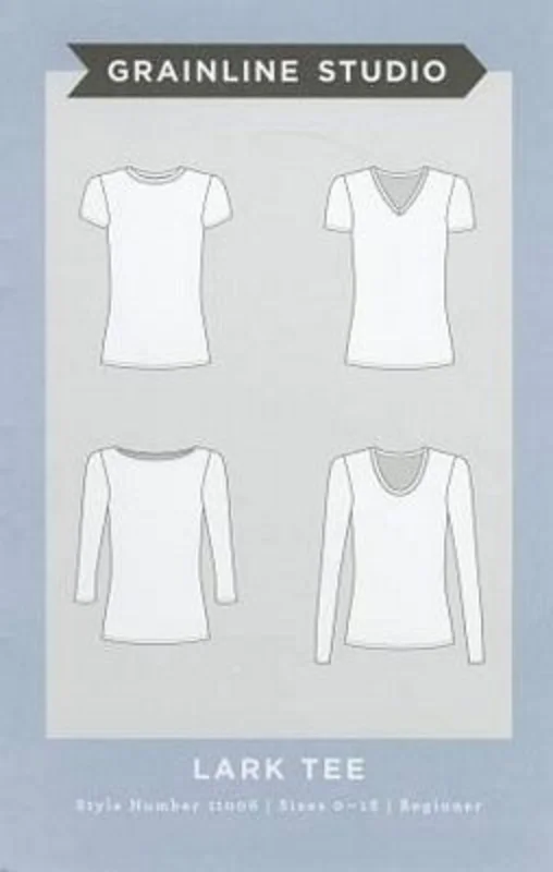 Grainline Studio: Lark Tee (sizes 018)