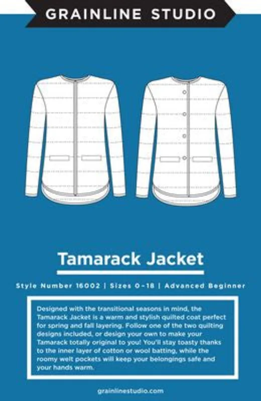 Grainline Studio: Tamarack Jacket (sizes 018)