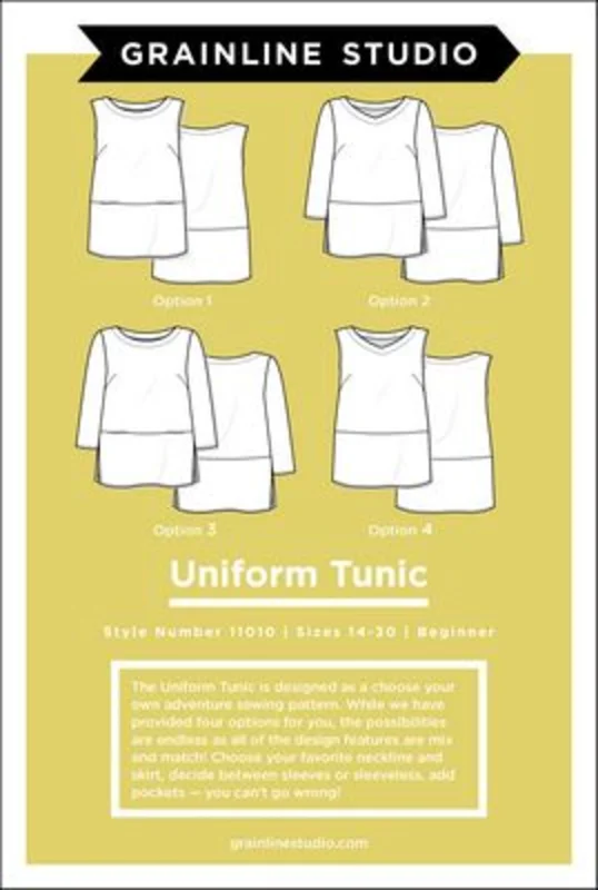Grainline Studio: Uniform Tunic (sizes 1430)