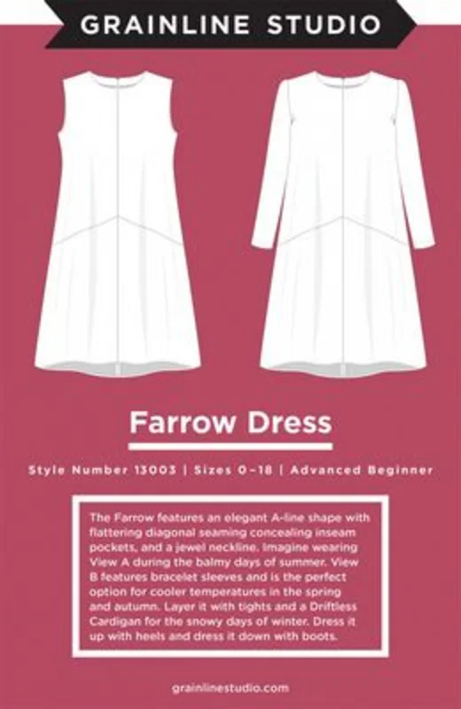 Grainline Studios: Farrow Dress (sizes 018)